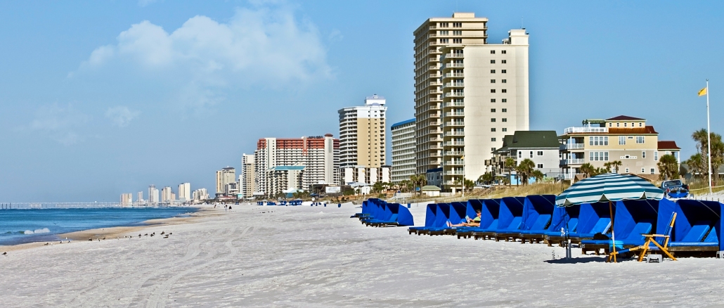 Panama City Beach im Nordwesten von Florida