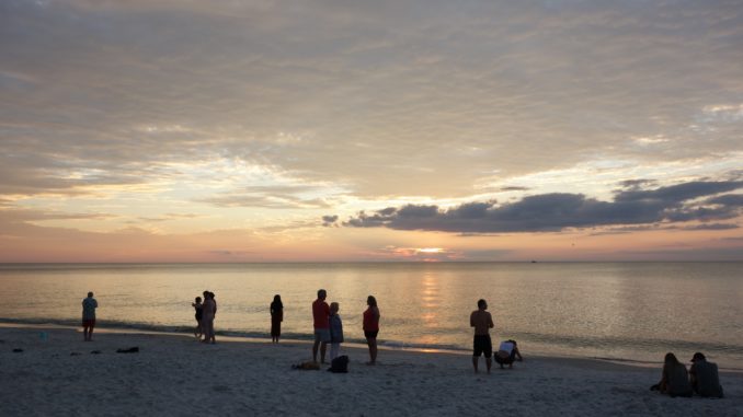 Ein Sonnenuntergang in Florida